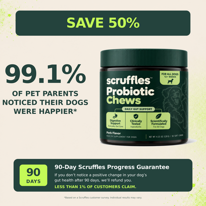 Scruffles Probiotic Chews